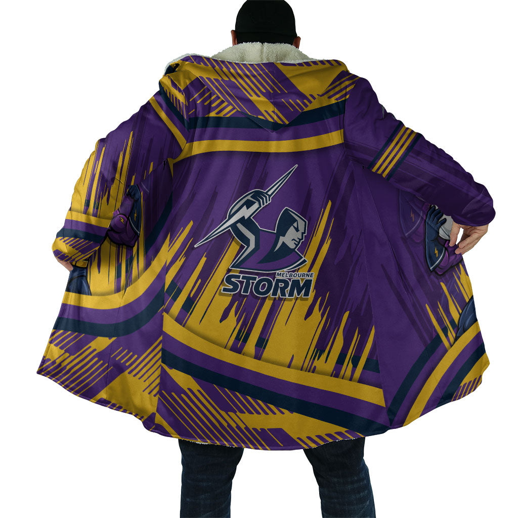 Melbourne Storm Rugby Mascot Cloak Fierce Athlete Graphic in Sports Style