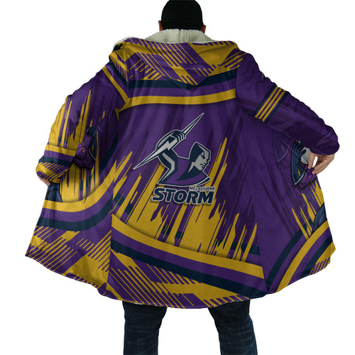 Melbourne Storm Rugby Mascot Cloak Fierce Athlete Graphic in Sports Style