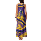 Melbourne Storm Rugby Mascot Family Matching Tank Maxi Dress and Hawaiian Shirt Fierce Athlete Graphic in Sports Style