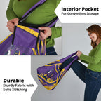 Melbourne Storm Rugby Mascot Grocery Bag Fierce Athlete Graphic in Sports Style