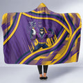 Melbourne Storm Rugby Mascot Hooded Blanket Fierce Athlete Graphic in Sports Style