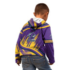 Melbourne Storm Rugby Mascot Kid Hoodie Fierce Athlete Graphic in Sports Style