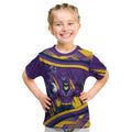 Melbourne Storm Rugby Mascot Kid T Shirt Fierce Athlete Graphic in Sports Style