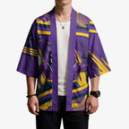 Melbourne Storm Rugby Mascot Kimono Fierce Athlete Graphic in Sports Style