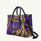Melbourne Storm Rugby Mascot Leather Bag Fierce Athlete Graphic in Sports Style