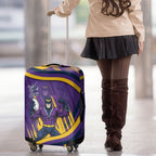 Melbourne Storm Rugby Mascot Luggage Cover Fierce Athlete Graphic in Sports Style