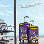 Melbourne Storm Rugby Mascot Luggage Cover Fierce Athlete Graphic in Sports Style