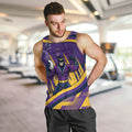 Melbourne Storm Rugby Mascot Men Tank Top Fierce Athlete Graphic in Sports Style