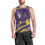 Melbourne Storm Rugby Mascot Men Tank Top Fierce Athlete Graphic in Sports Style
