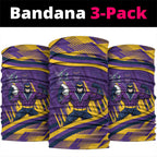 Melbourne Storm Rugby Mascot Neck Gaiter Fierce Athlete Graphic in Sports Style