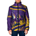 Melbourne Storm Rugby Mascot Padded Jacket Fierce Athlete Graphic in Sports Style