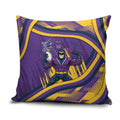Melbourne Storm Rugby Mascot Pillow Cover Fierce Athlete Graphic in Sports Style