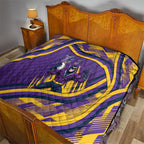 Melbourne Storm Rugby Mascot Quilt Fierce Athlete Graphic in Sports Style