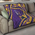 Melbourne Storm Rugby Mascot Quilt Fierce Athlete Graphic in Sports Style