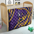 Melbourne Storm Rugby Mascot Quilt Fierce Athlete Graphic in Sports Style