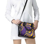 Melbourne Storm Rugby Mascot Shoulder Handbag Fierce Athlete Graphic in Sports Style