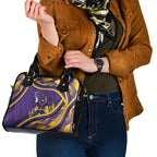 Melbourne Storm Rugby Mascot Shoulder Handbag Fierce Athlete Graphic in Sports Style