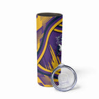 Melbourne Storm Rugby Mascot Skinny Tumbler Fierce Athlete Graphic in Sports Style