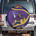 Melbourne Storm Rugby Mascot Spare Tire Cover Fierce Athlete Graphic in Sports Style