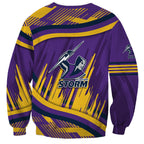 Melbourne Storm Rugby Mascot Sweatshirt Fierce Athlete Graphic in Sports Style