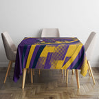 Melbourne Storm Rugby Mascot Tablecloth Fierce Athlete Graphic in Sports Style