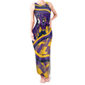 Melbourne Storm Rugby Mascot Tank Maxi Dress Fierce Athlete Graphic in Sports Style