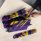 Melbourne Storm Rugby Mascot Umbrella Fierce Athlete Graphic in Sports Style