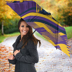 Melbourne Storm Rugby Mascot Umbrella Fierce Athlete Graphic in Sports Style