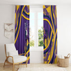 Melbourne Storm Rugby Mascot Window Curtain Fierce Athlete Graphic in Sports Style