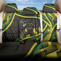 Panthers Rugby Mascot Back Car Seat Cover Fierce Athlete Graphic in Sports Style