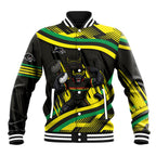Panthers Rugby Mascot Baseball Jacket Fierce Athlete Graphic in Sports Style