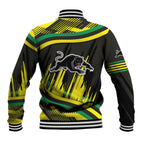 Panthers Rugby Mascot Baseball Jacket Fierce Athlete Graphic in Sports Style