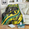 Panthers Rugby Mascot Blanket Fierce Athlete Graphic in Sports Style