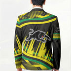 Panthers Rugby Mascot Blazer Fierce Athlete Graphic in Sports Style
