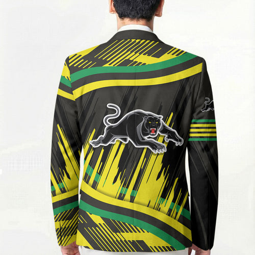 Panthers Rugby Mascot Blazer Fierce Athlete Graphic in Sports Style