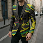 Panthers Rugby Mascot Blazer Fierce Athlete Graphic in Sports Style