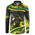 Panthers Rugby Mascot Button Sweatshirt Fierce Athlete Graphic in Sports Style