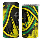 Panthers Rugby Mascot 4 in 1 Can Cooler Tumbler Fierce Athlete Graphic in Sports Style