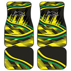 Panthers Rugby Mascot Car Mats Fierce Athlete Graphic in Sports Style