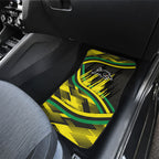 Panthers Rugby Mascot Car Mats Fierce Athlete Graphic in Sports Style