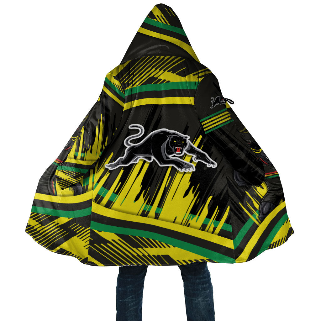Panthers Rugby Mascot Cloak Fierce Athlete Graphic in Sports Style