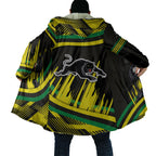 Panthers Rugby Mascot Cloak Fierce Athlete Graphic in Sports Style