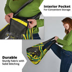 Panthers Rugby Mascot Grocery Bag Fierce Athlete Graphic in Sports Style