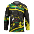 Panthers Rugby Mascot Hockey Jersey Fierce Athlete Graphic in Sports Style