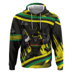 Panthers Rugby Mascot Hoodie Fierce Athlete Graphic in Sports Style