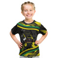 Panthers Rugby Mascot Kid T Shirt Fierce Athlete Graphic in Sports Style