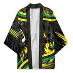 Panthers Rugby Mascot Kimono Fierce Athlete Graphic in Sports Style