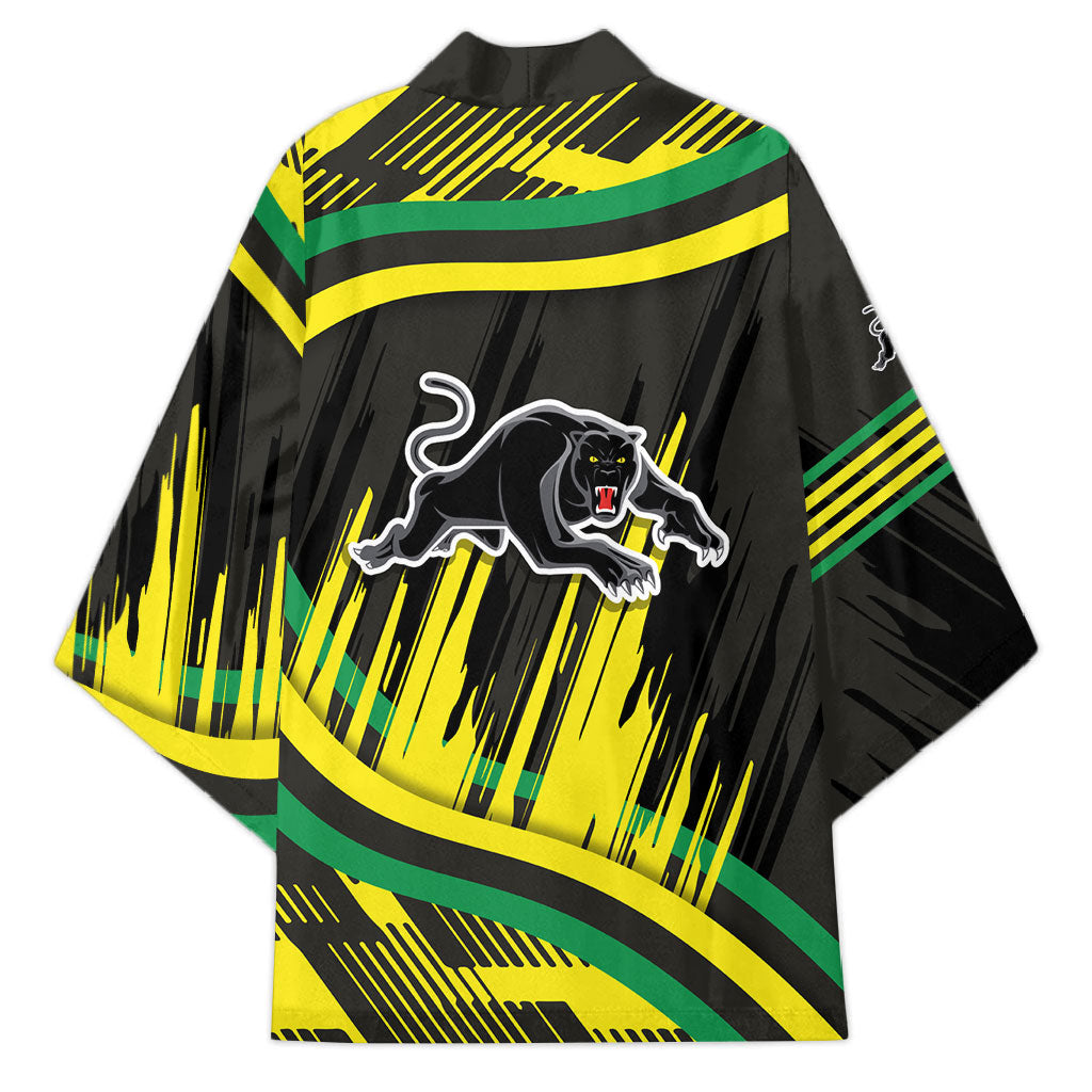 Panthers Rugby Mascot Kimono Fierce Athlete Graphic in Sports Style