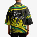 Panthers Rugby Mascot Kimono Fierce Athlete Graphic in Sports Style