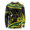 Panthers Rugby Mascot Long Sleeve Shirt Fierce Athlete Graphic in Sports Style
